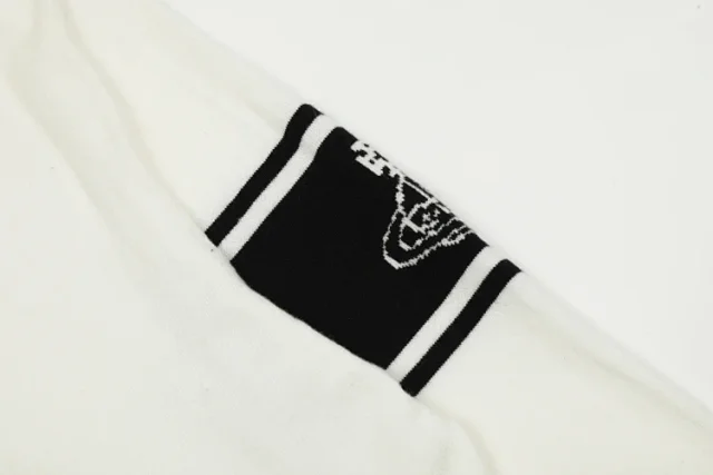 Vivienne Westwood Knitwear Striped-trim V-neck button cardigan product detail image 5