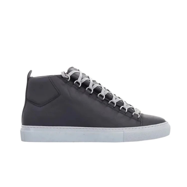 Unbranded Sneakers High-Top Lace-Up Leather — 15