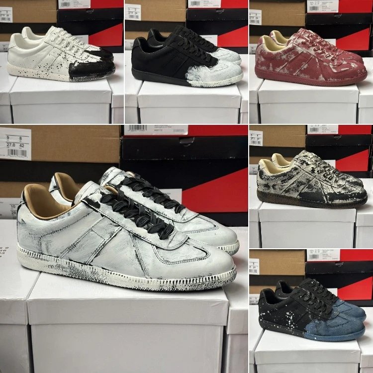 Maison Margiela Replica Paint-Splatter Sneakers [26 styles]