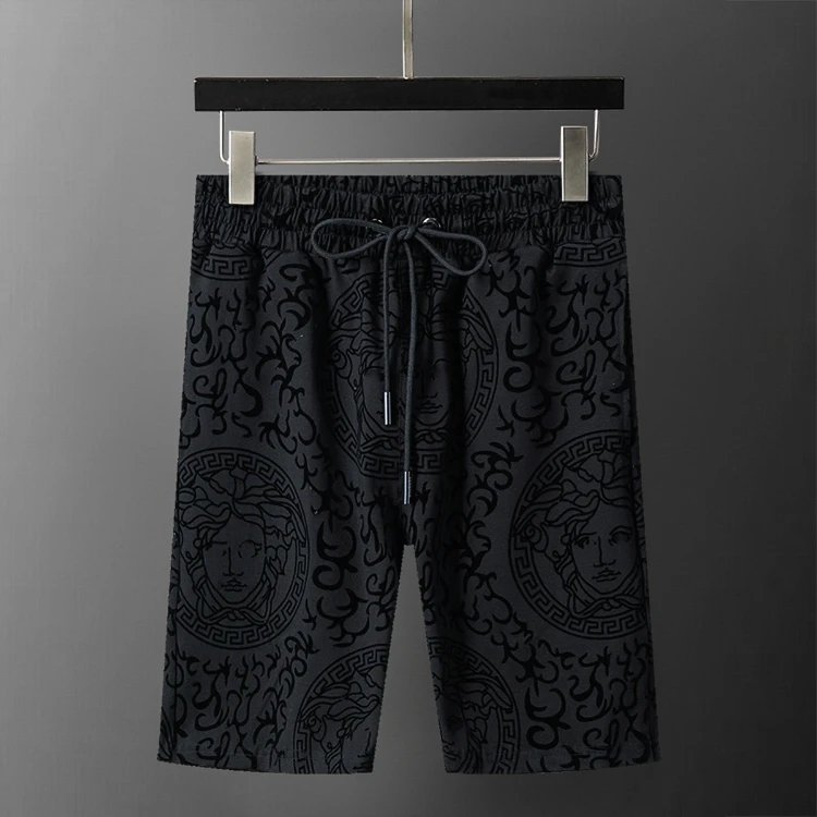 Unbranded Shorts Drawstring printed casual — SKU-46-29072 Black