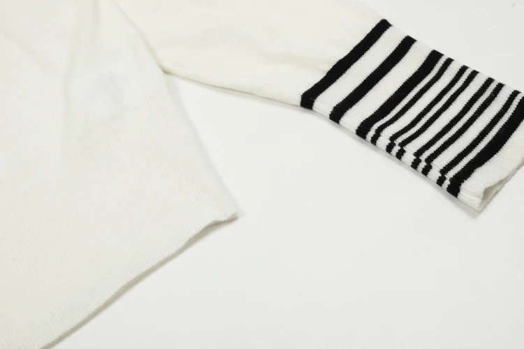 Vivienne Westwood Knitwear Striped-trim V-neck button cardigan image 6