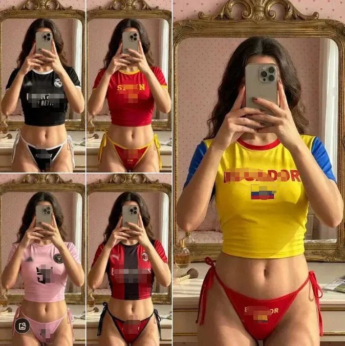 Jersey Crop Tops & Shorts [11 styles]