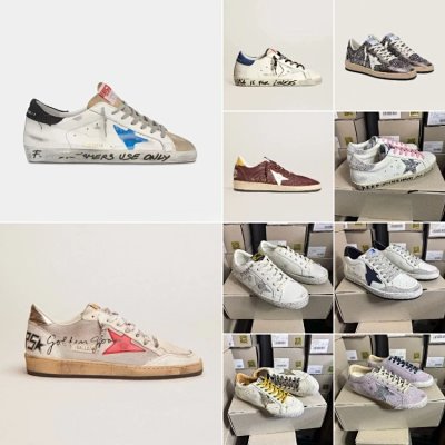 Golden Goose Glitter & Star-Detail Sneakers [22 styles]