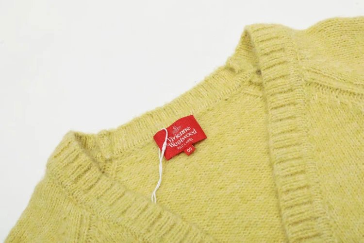 Vivienne Westwood Knitwear Red Label orb patch V-neck cardigan image 4