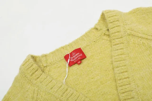 Vivienne Westwood Knitwear Red Label orb patch V-neck cardigan product detail image 4