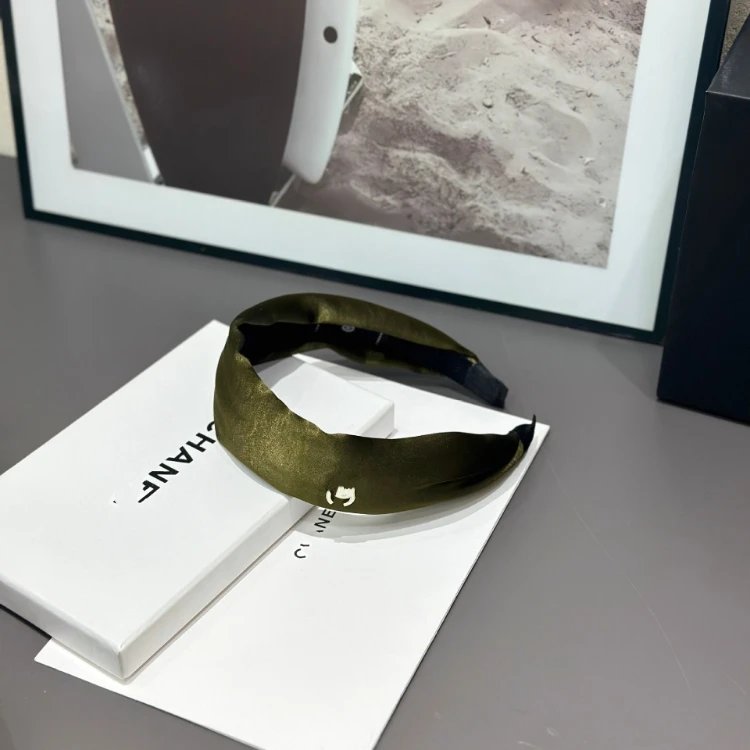 Chanel Uncategorized Satin CC Logo Headband image 6