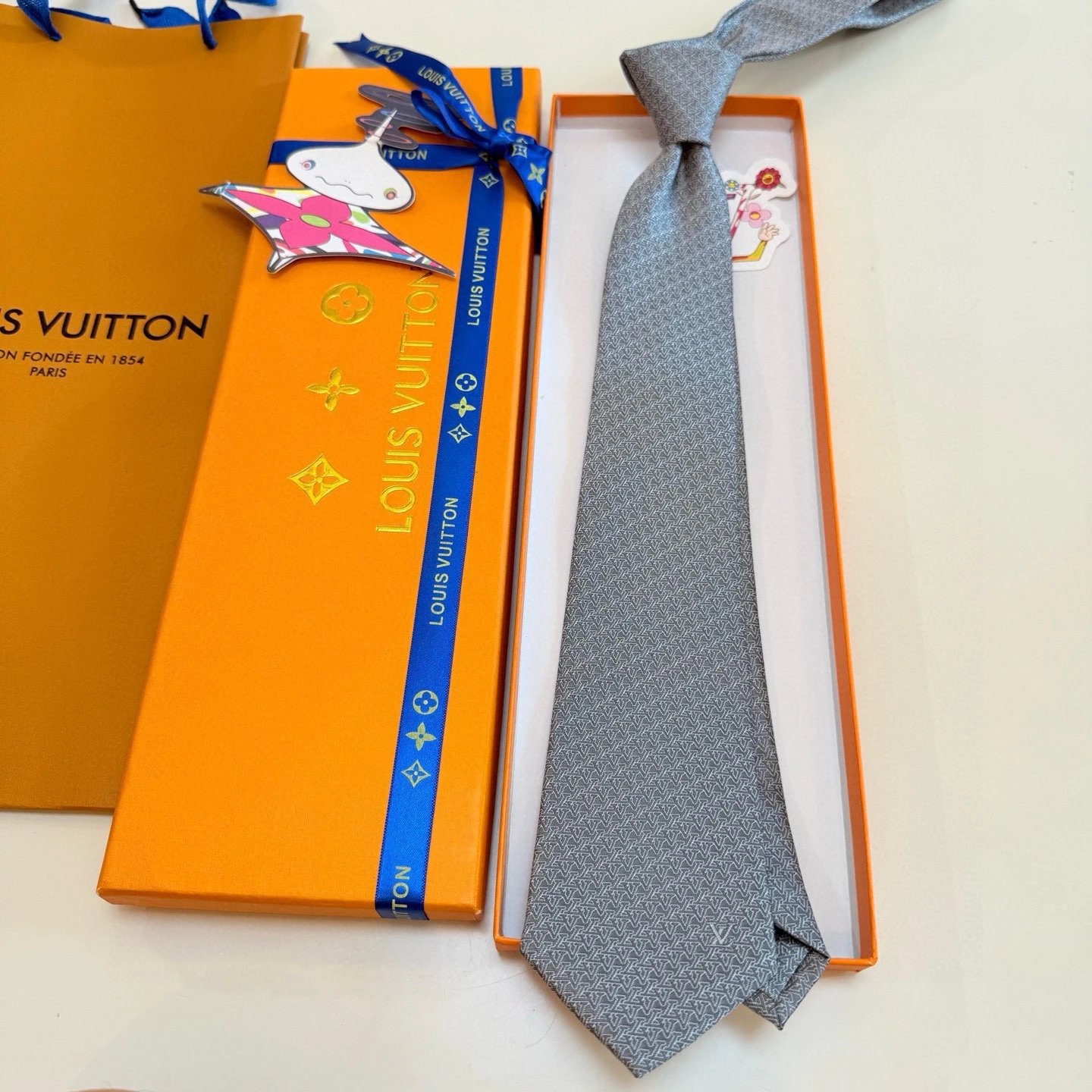 Louis Vuitton Ties Geometric Jacquard Tie — 02