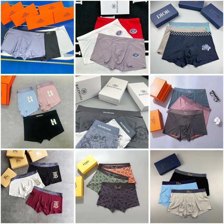Logo & Monogram Boxer Brief Gift Sets [40 styles]