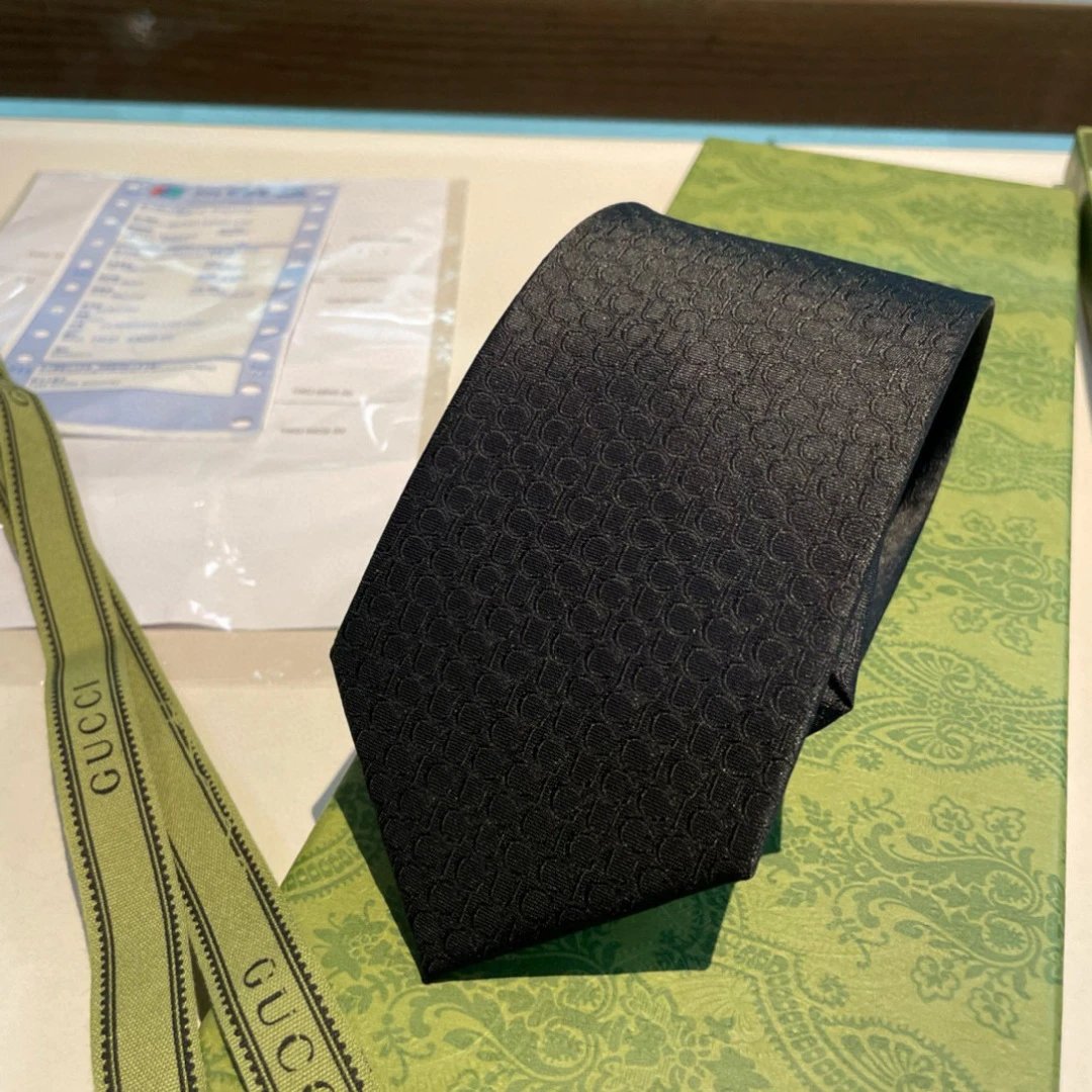 Gucci Ties Interlocking G Pattern Tie — 04