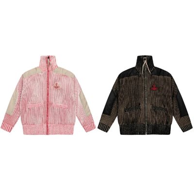 Vivienne Westwood Orb Corduroy Zip-Up Jacket [2 styles]
