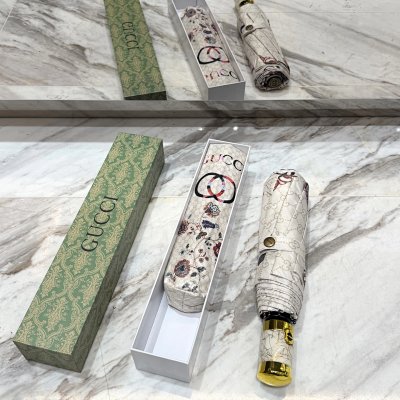 Gucci GG Supreme Floral Print Folding Umbrella
