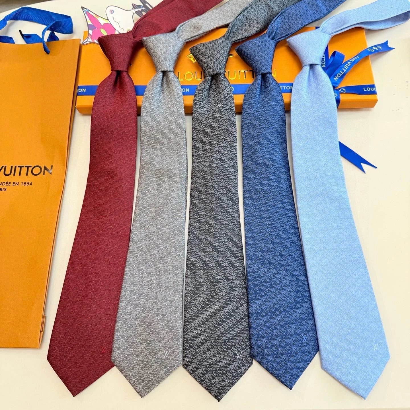 Louis Vuitton Ties Geometric Jacquard Tie image 1