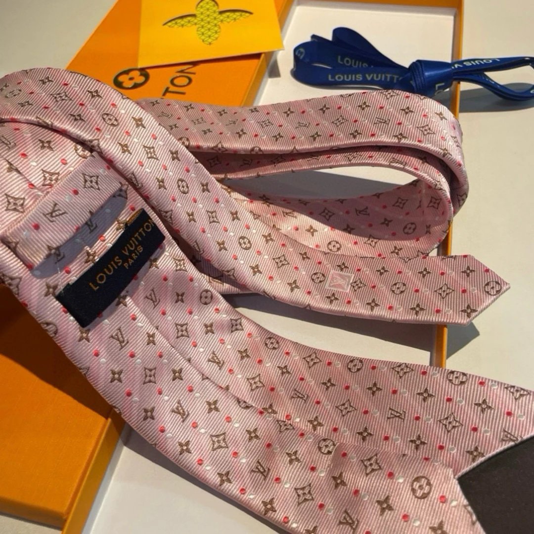 Louis Vuitton Ties Monogram and polka-dot silk necktie image 4