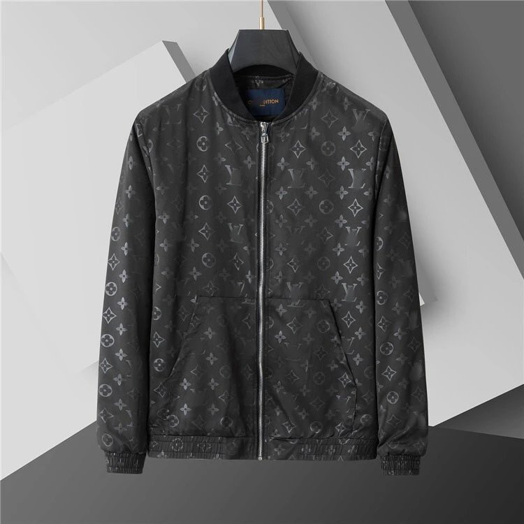 Unbranded Jackets Zip-Up Windbreaker — SKU-43-Black 66130