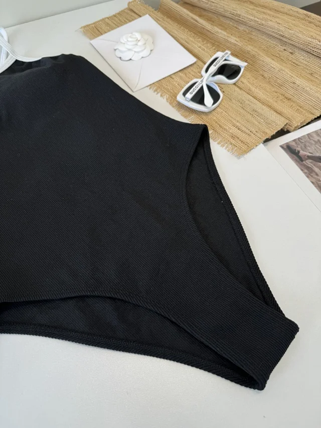Chanel Swimwear Logo-print one-piece and bikini styles product detail image 9