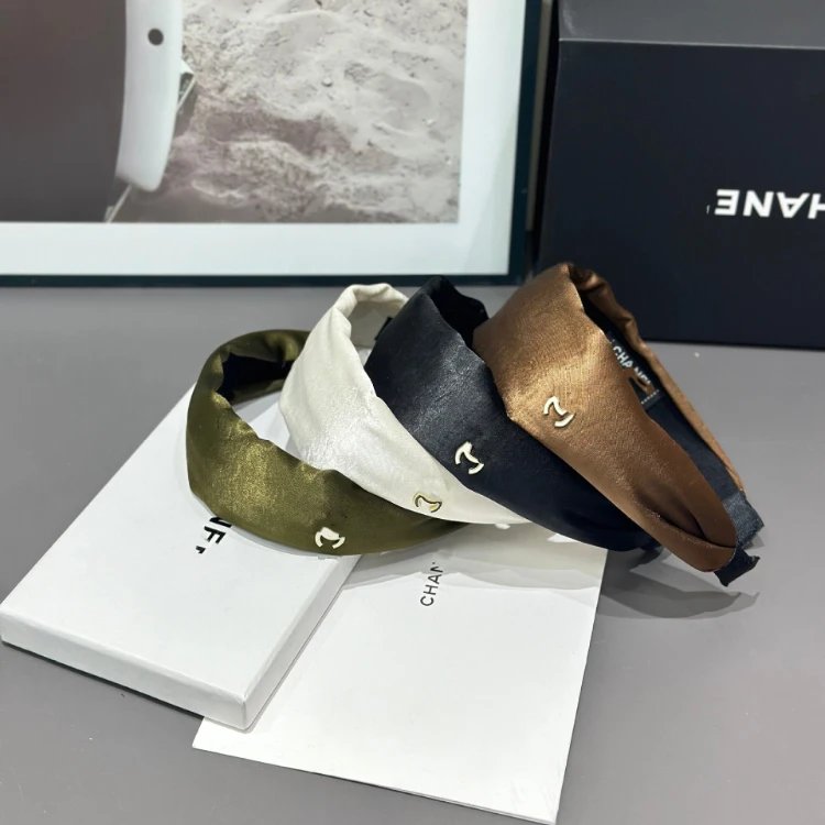 Chanel Uncategorized Satin CC Logo Headband image 3