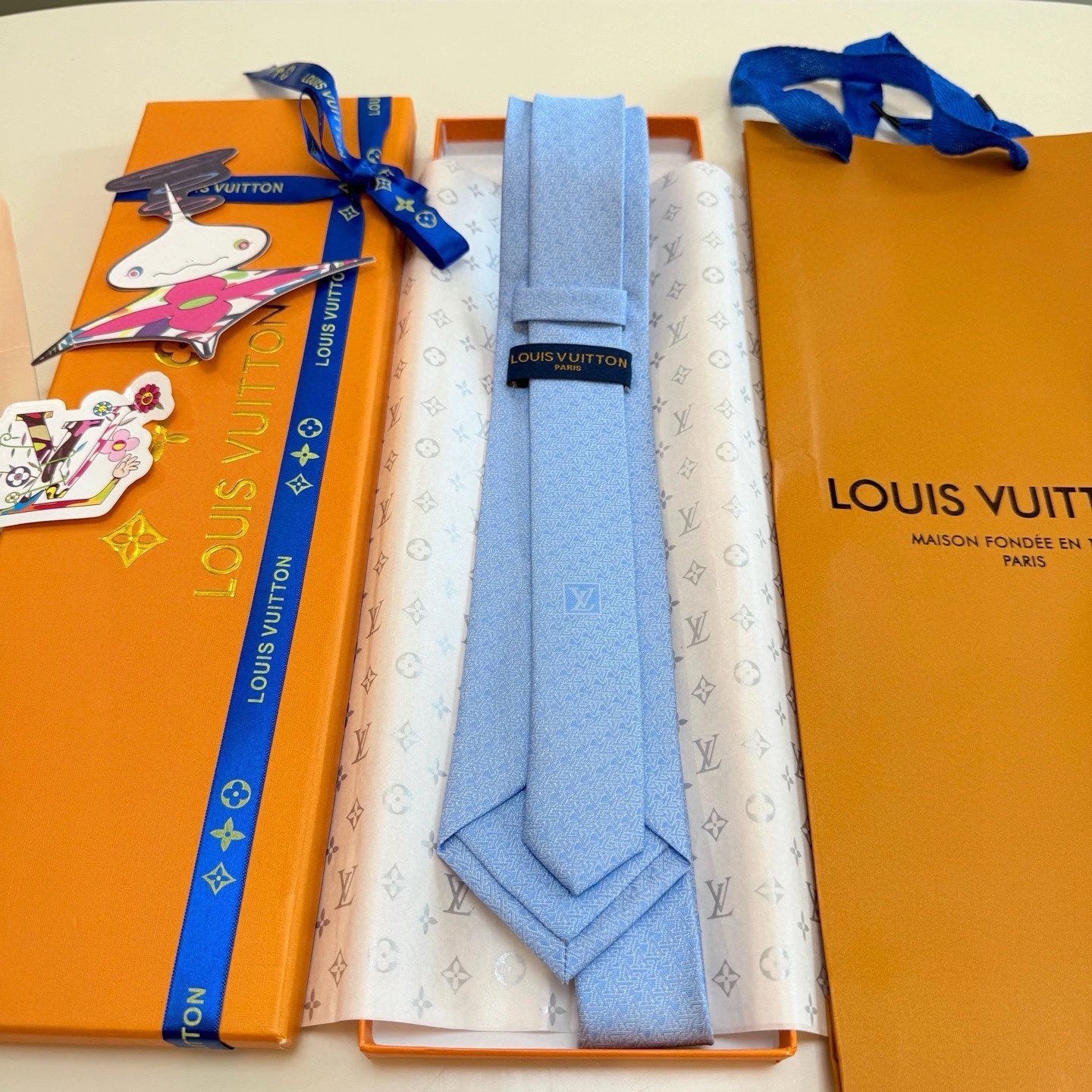 Louis Vuitton Ties Geometric Jacquard Tie image 3