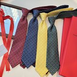 Salvatore Ferragamo Geometric Dot Silk Neckties [4 styles]