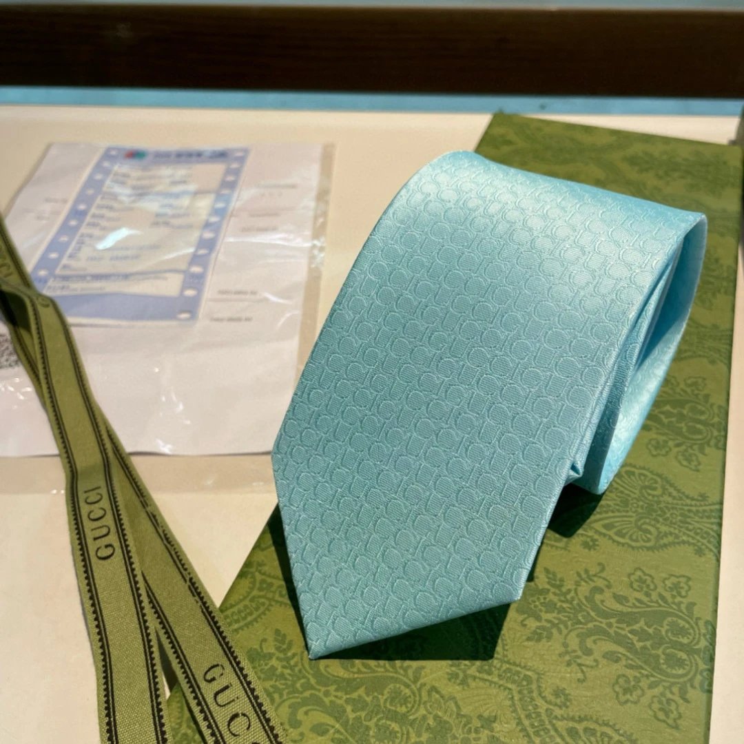 Gucci Ties Interlocking G Pattern Tie — 05