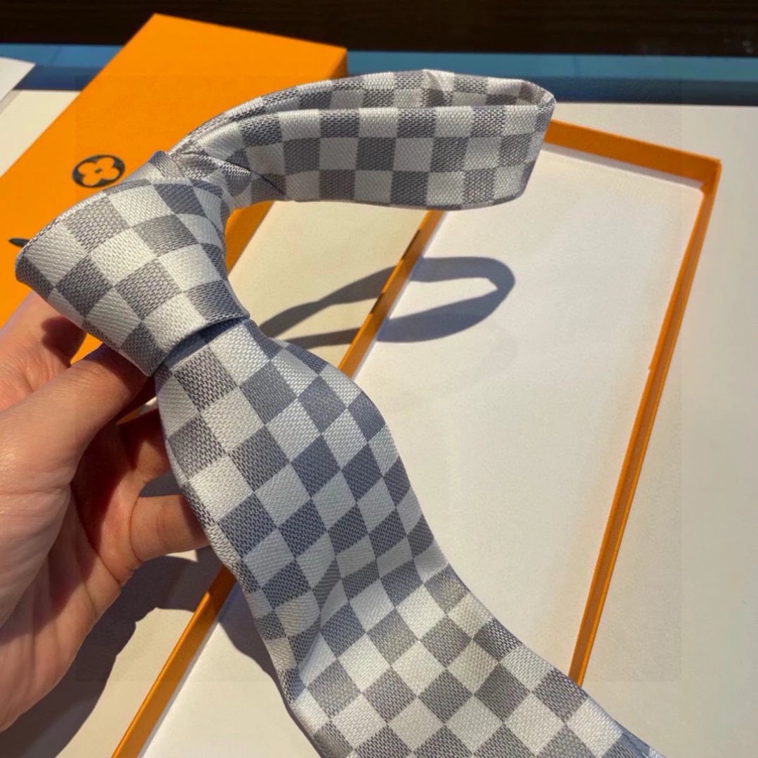 Louis Vuitton Ties Checkered Jacquard Tie image 6