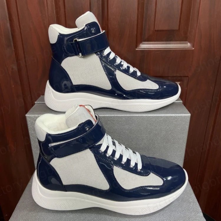 Prada Sneakers 6108 High-Top Ankle-Strap — C4