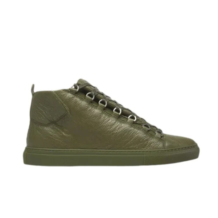 Unbranded Sneakers High-Top Lace-Up Leather — 13