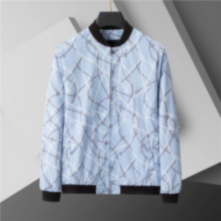 Unbranded Jackets Zip-Up Windbreaker — SKU-52-Sky Blue 66141