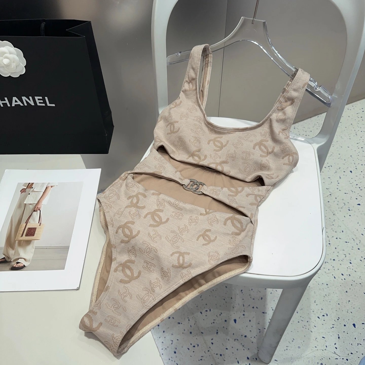 Chanel Swimwear Logo-print one-piece and bikini styles — 3
