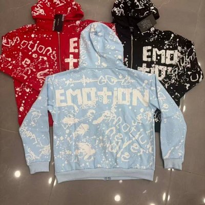 Mixed Emotions All-Over Print Zip Hoodies [3 styles]