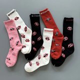 Lip Print Socks [6 styles]