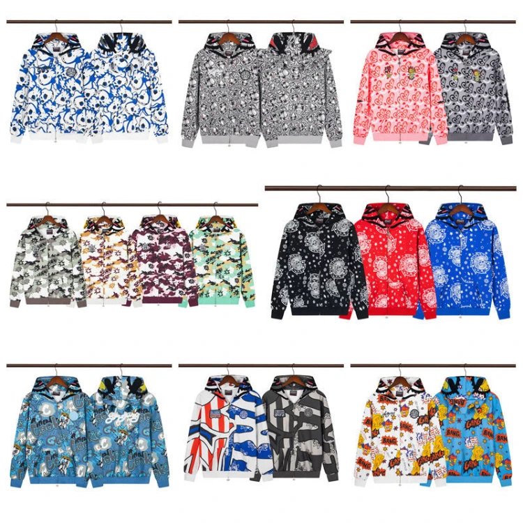 Glo Gang All-Over Print Zip Hoodies [30 styles]