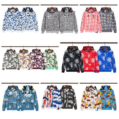 Glo Gang All-Over Print Zip Hoodies [30 styles]