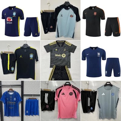 Various National Team & Club Soccer Jerseys and Shorts Sets