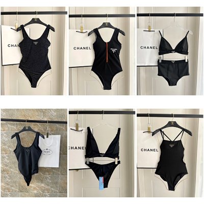 Prada Triangle Logo Swimsuit Collection [6 styles]