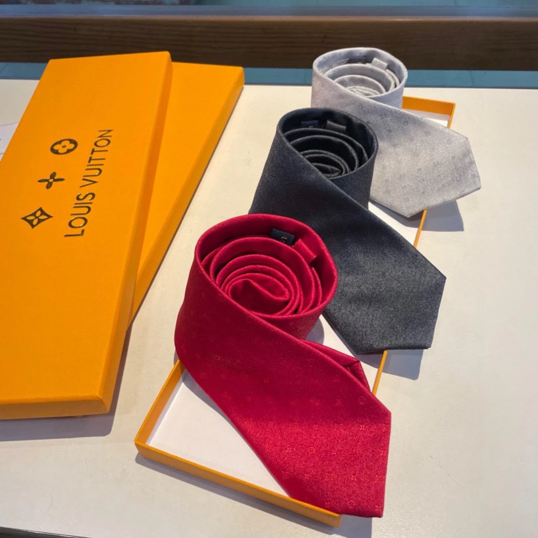 Louis Vuitton Monogram Silk Tie [3 styles]