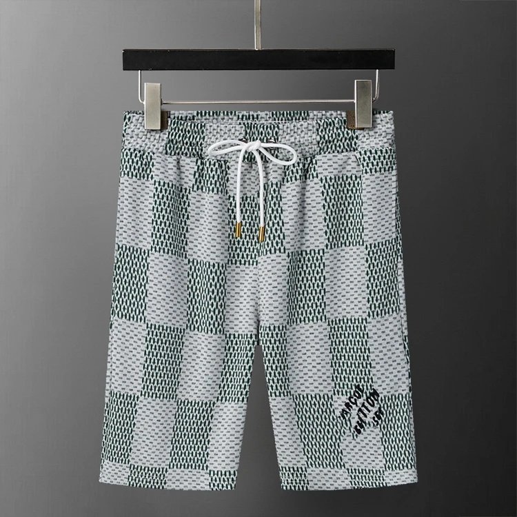 Unbranded Shorts Drawstring printed casual — SKU-35-29058 Gray