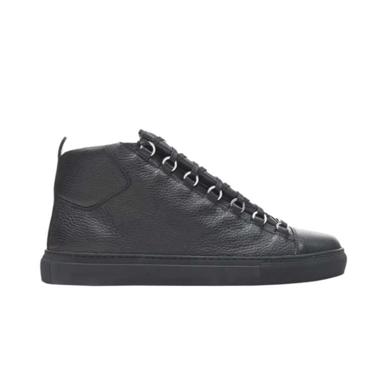 Unbranded Sneakers High-Top Lace-Up Leather — 3