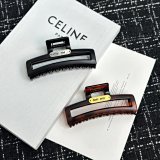 Miu Miu Logo-Plaque Hair Claw Clip
