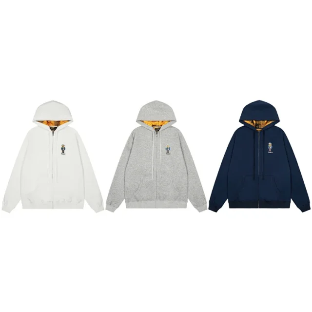 Polo Ralph Lauren Hoodies & Sweatshirts Bear Embroidered Full-Zip Hoodie product detail image 1