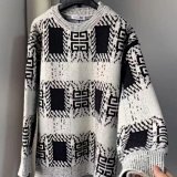 Givenchy Patchwork-Print Knit Sweaters