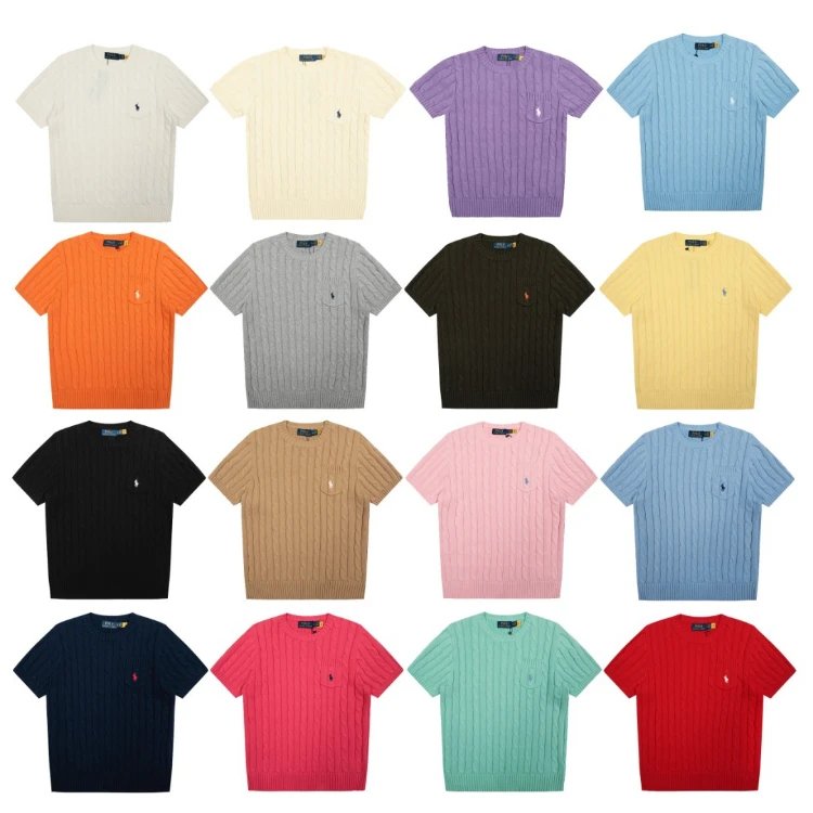 Polo Ralph Lauren Cable Knit Short-Sleeve Sweater [16 styles]