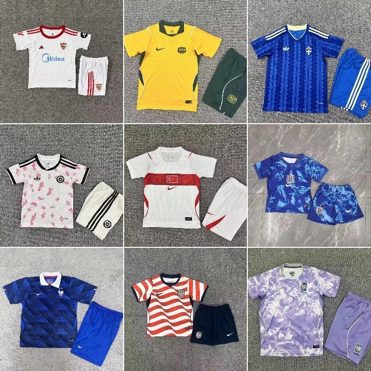 Various National Team & Club Soccer Jerseys/Shorts