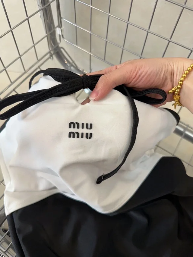 Miu Swimwear Logo One-Piece Swimsuit product detail image 4