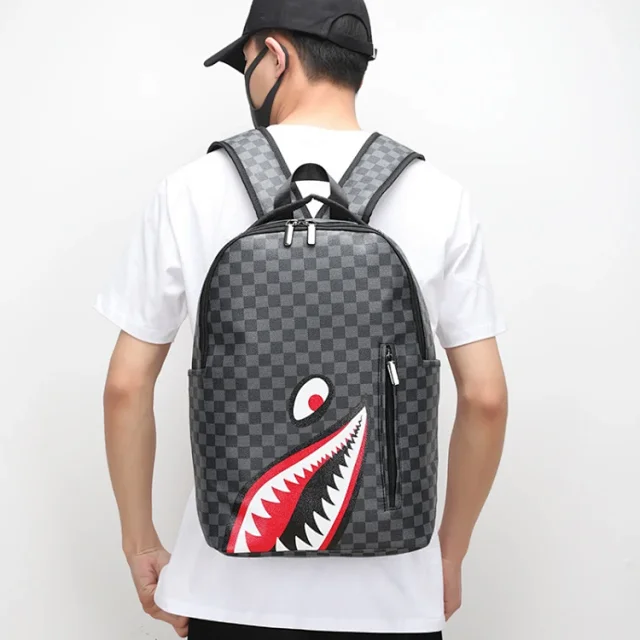 Sprayground Backpacks Shark Mouth Design product detail image 8