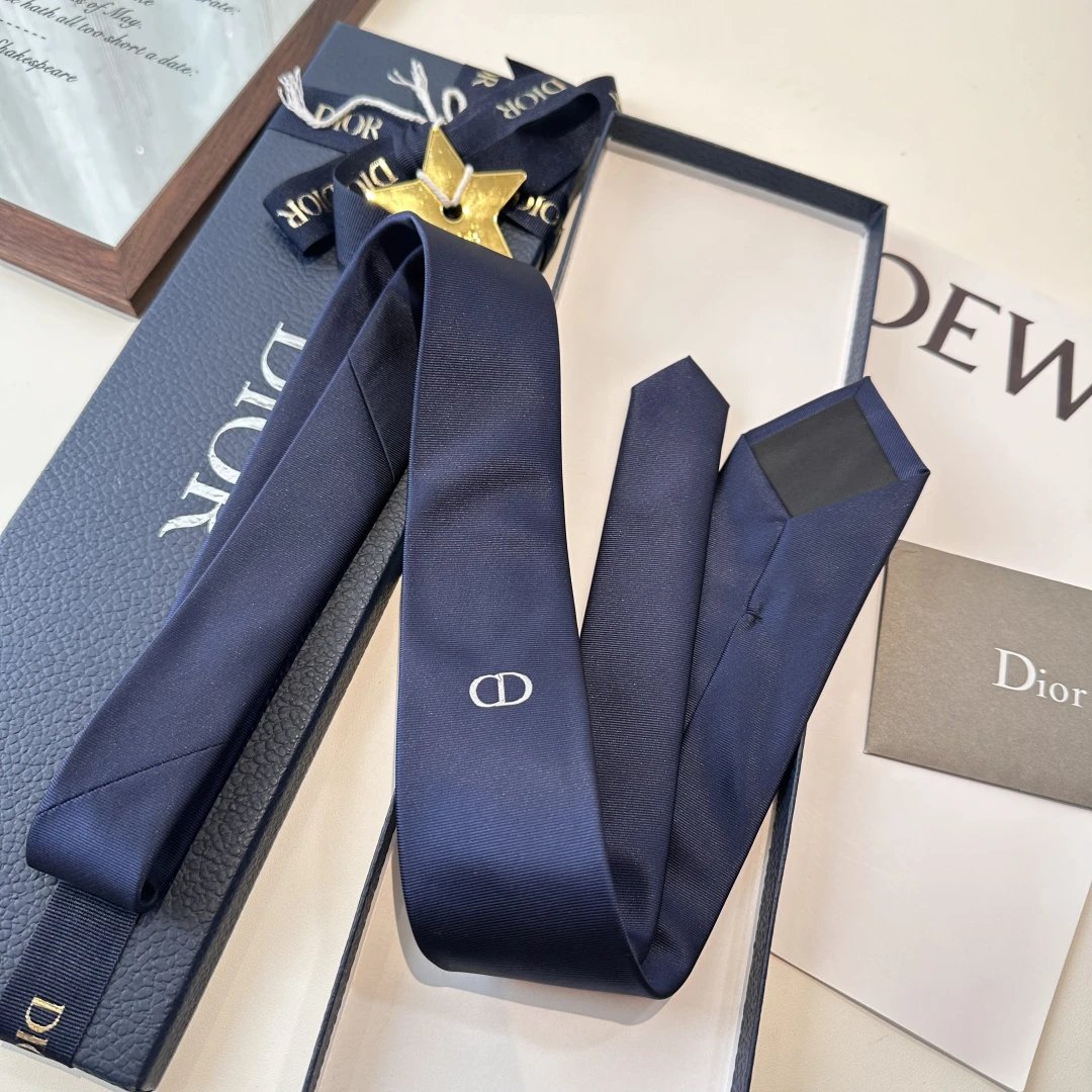Dior Ties CD Logo 6569 — Blue