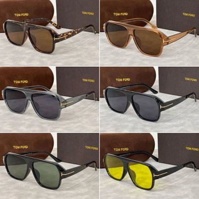 Tom Ford Aviator-Style Shield Sunglasses