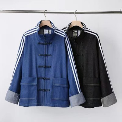 Adidas Mandarin-Collar Toggle Jackets [2 styles]