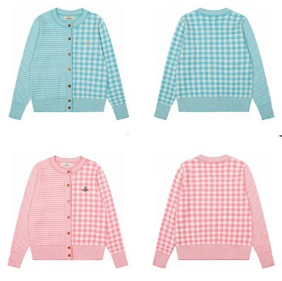 Vivienne Westwood Gingham Knit Cardigan [2 styles]