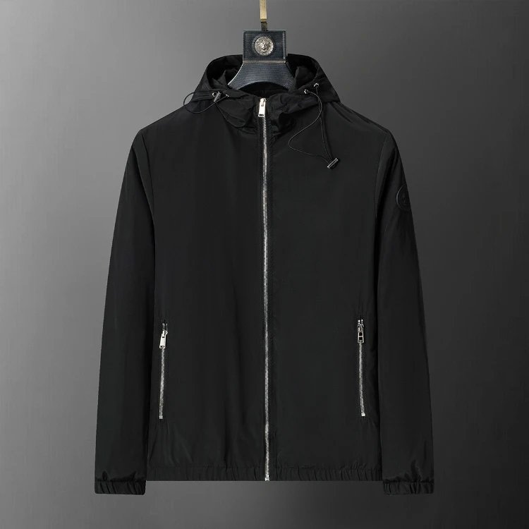 Unbranded Jackets Zip-Up Windbreaker — SKU-12-56032 Black