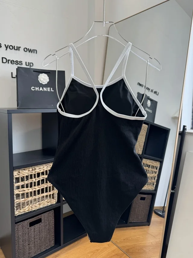 Chanel Swimwear Logo-print one-piece and bikini styles product detail image 7